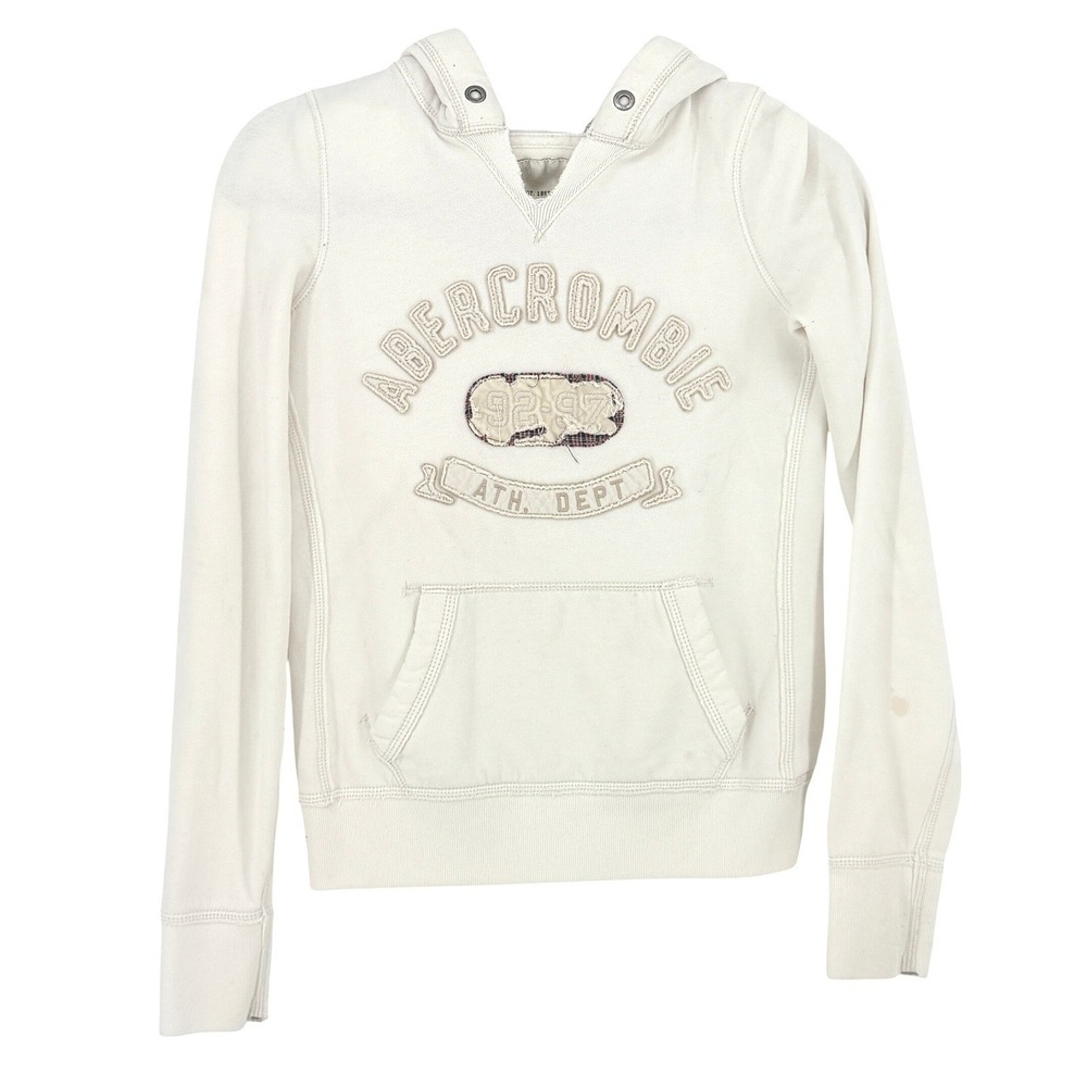 VTG Y2K Abercrombie & Fitch Hoodie ifsixwasnine Women Hysteric XL Raised Letters